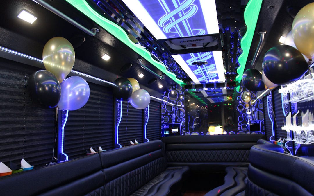 Party bus for bachelorette